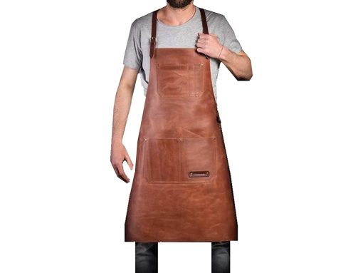 leather bbq apron