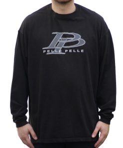 Vintage Pelle Pelle Logo Long Sleeve T Shirt