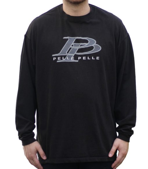 Vintage Pelle Pelle Logo Long Sleeve T Shirt