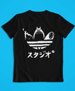 Adibli – Studio Ghibli Black T-shirt