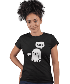 Boo! Ghost Of Disapproval Black T-shirt