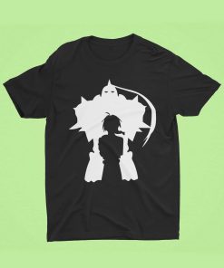 Alphonse And Edward Elric Black T-shirt