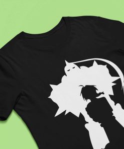 Alphonse And Edward Elric Black T-shirt