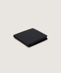 Trifold Black Leather Wallet