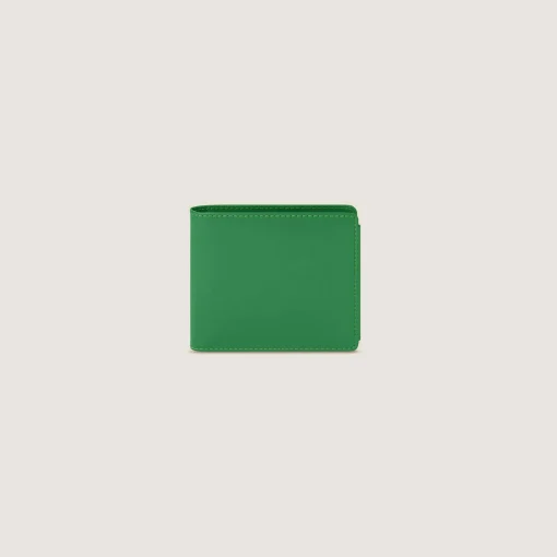 Trifold Green Leather Wallet