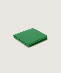 Trifold Green Leather Wallet