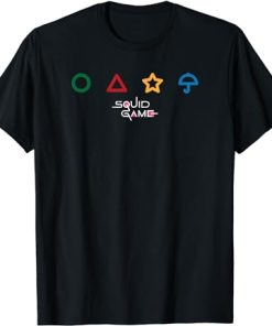 Squid Game Colored Icon Logo T-shirt