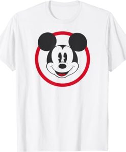 Disney Smiling Mickey In Red Circle T-shirt