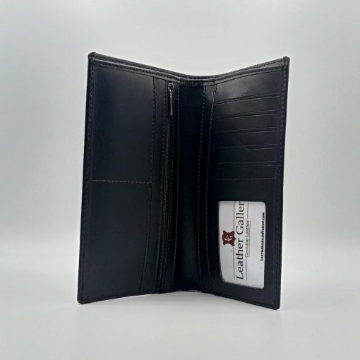 Classic Long Leather Wallet - Image 2