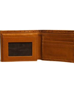 The Glossy Camel Flap Wallet