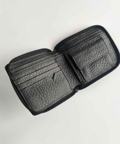 Black Zipper Wallet