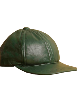 Green Leather Cap