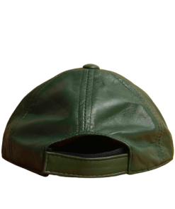 Green Leather Cap