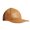 Mustard Leather Cap