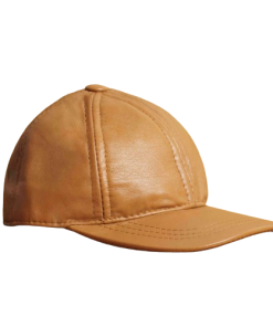 Mustard Leather Cap