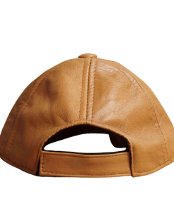 Mustard Leather Cap