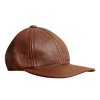 Brown Leather Caps