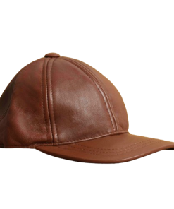 Brown Leather Caps