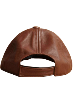 Brown Leather Caps