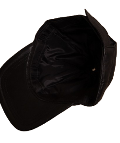 Black Leather Cap