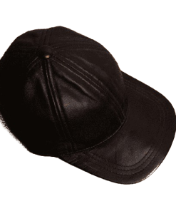 Black Leather Cap